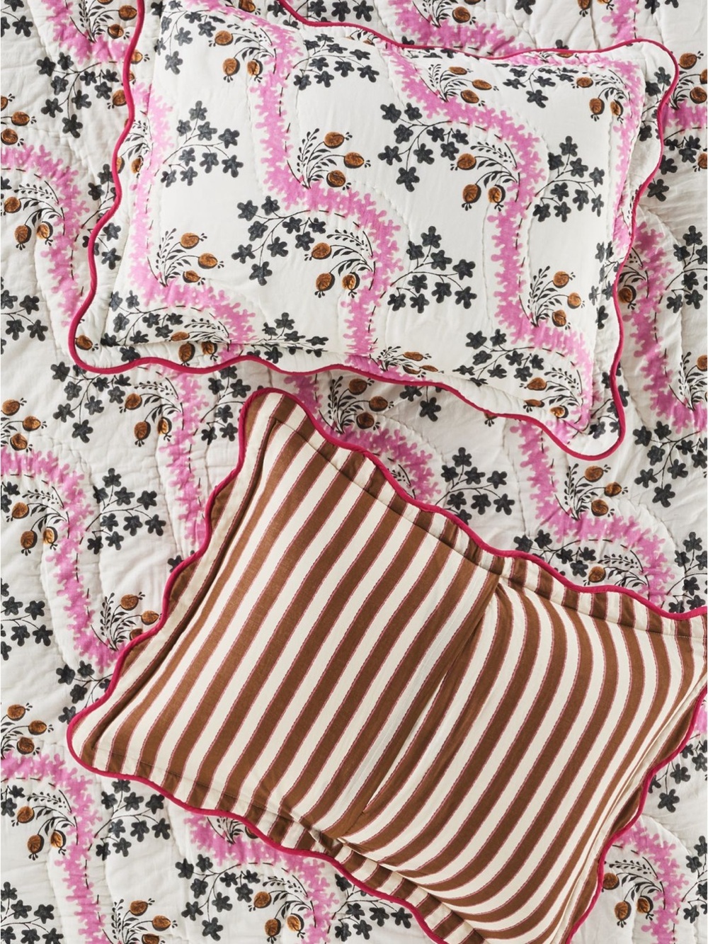 Anthropologie Iluka gauze shams set of 2